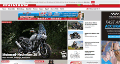 Desktop Screenshot of motorradonline.de